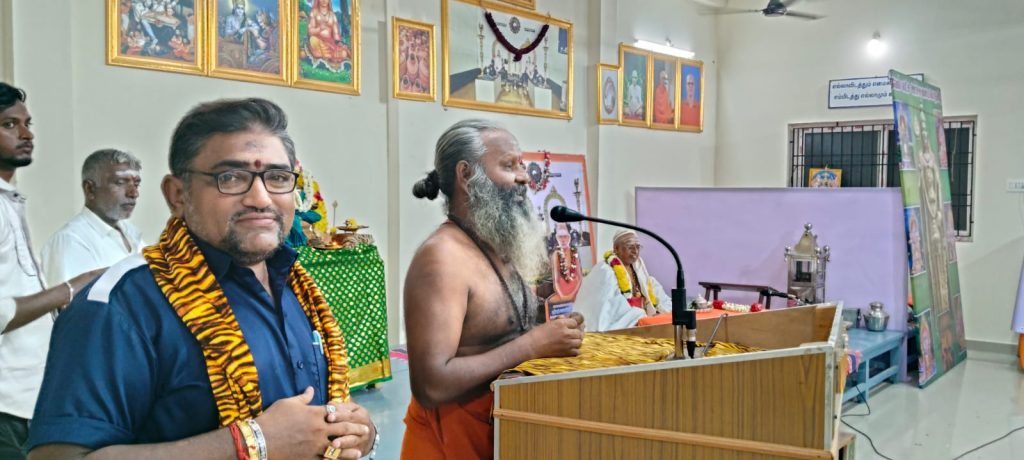 திருவாரூர் மாவட்டம் நன்னிலத்தில் உள்ள கைவல்ய நவநீத ஏகநாயகன் தியான மண்டபத்தில், பெரியபுராணத் தொடர் சொற்பொழிவு தொடக்க விழா கடந்த ஏப்ரல் 17-ஆம் தேதி வெள்ளிக்கிழமை மாலை மிகச் சிறப்பாக நடைபெற்றது.

வேளாக்குறிச்சி ஆதீனம் 18-வது குரு மகா சந்நிதானம் ஸ்ரீலஸ்ரீ சத்திய ஞான தேசிக பரமாச்சாரியார் சுவாமிகள் விழாவைத் துவக்கி வைத்து ஆசியுரை வழங்கினார். மடாதிபதி சுவாமி கோரக்ஷானந்தா முன்னிலை வகித்தார். சுவாமி தயானந்தா கல்லூரித் தமிழ் பேராசிரியர் டாக்டர் சுந்தர. சிவகுமார் அவர்கள் பக்தி ததும்பும் வகையில் முதல் சொற்பொழிவை நிகழ்த்தினார். சென்னை கைவல்ய நவநீத ஞான பெருமன்றம் ஏற்பாடு செய்திருந்த இந்நிகழ்வில், திரளான பக்தர்கள் கலந்துகொண்டு ஆன்மீகப் பயன் பெற்றனர். இனி வரும் காலங்களில் ஒவ்வொரு அமாவாசை தோறும் இச்சொற்பொழிவுத் தொடர் நடைபெறும் என அறிவிக்கப்பட்டுள்ளது.